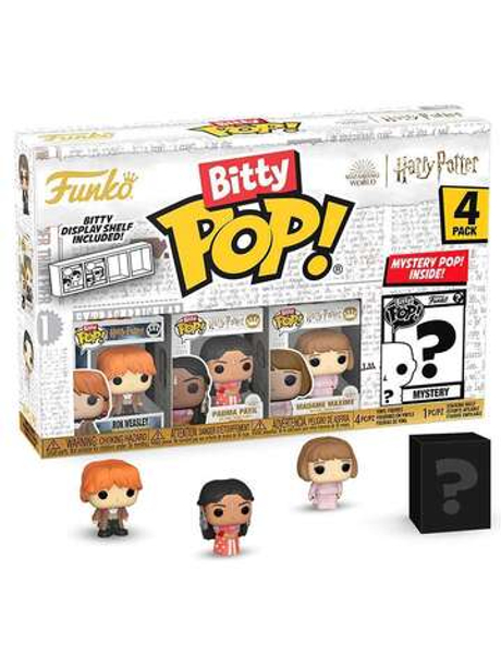 Фигурка Funko Bitty POP! Harry Potter GoF Ron+Padma+Madame Maxime+Mystery (1 of 4) 4PK 83656