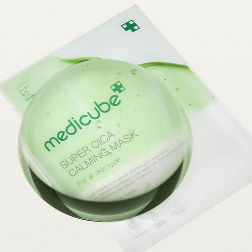 Medicube Super Cica Calming Mask ультратонкая тканевая маска с центеллой