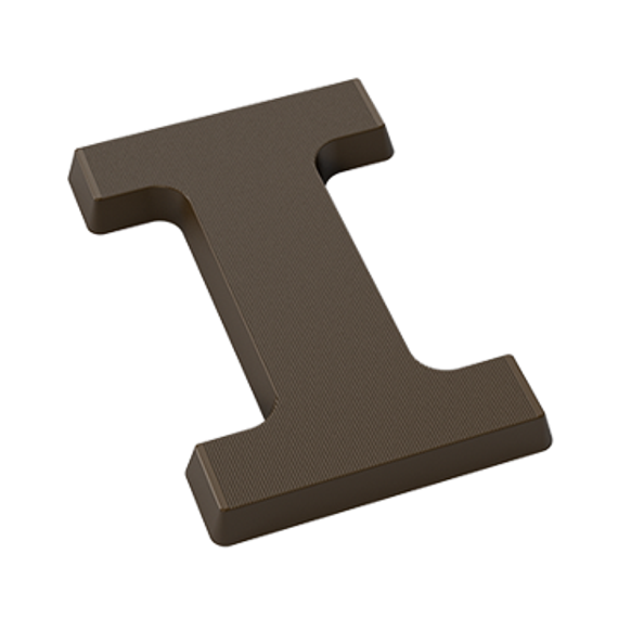 Форма для шоколадных фигур &quot;Буквы&quot; - I (275*135мм)