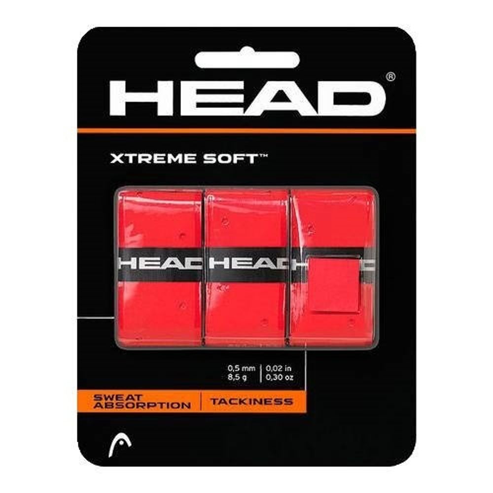 Аксессуары для тенниса Намотка овергрип HEAD XTREME SOFT SWEAT ABSORBATION .