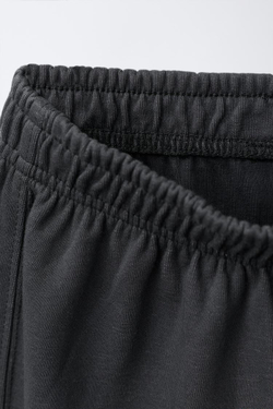 ZARA БРЮКИ WIDE LEG, АНТРАЦИТОВО-СЕРЫЙ