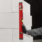 Уровень алюминиевый магнитный, 600 мм, фрезерованный, 3 глазка (1 зеркальный) усиленный Matrix