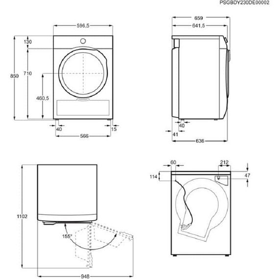 Сушильная машина Electrolux EW7D394UCE