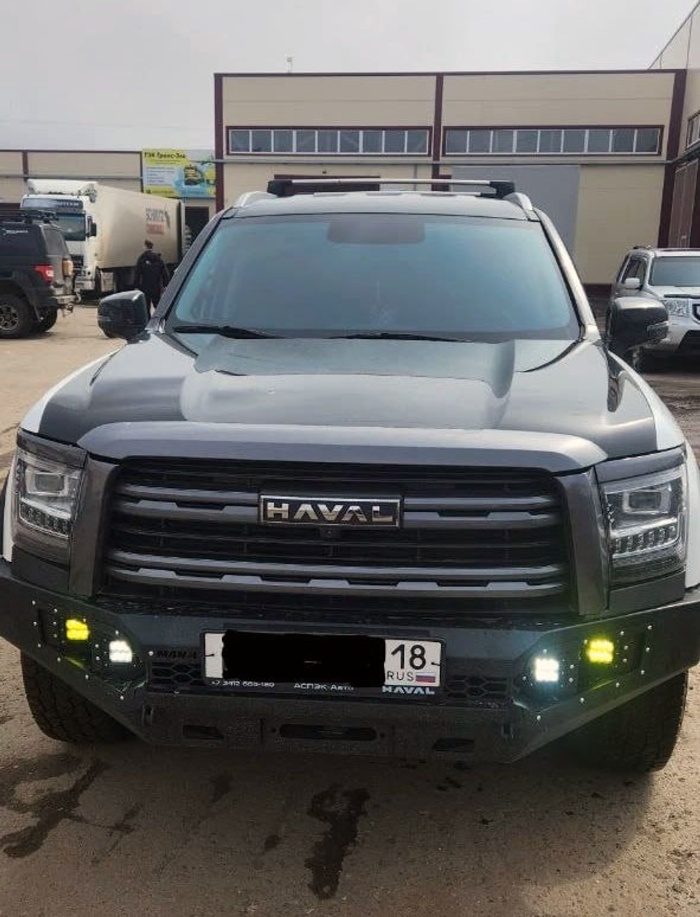 Haval H5 Передний силовой бампер MANx4