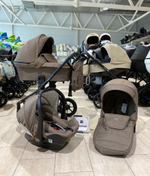 Коляска детская "FLEX GRAND" (3в1) RA073 Cacao Brown+сумка