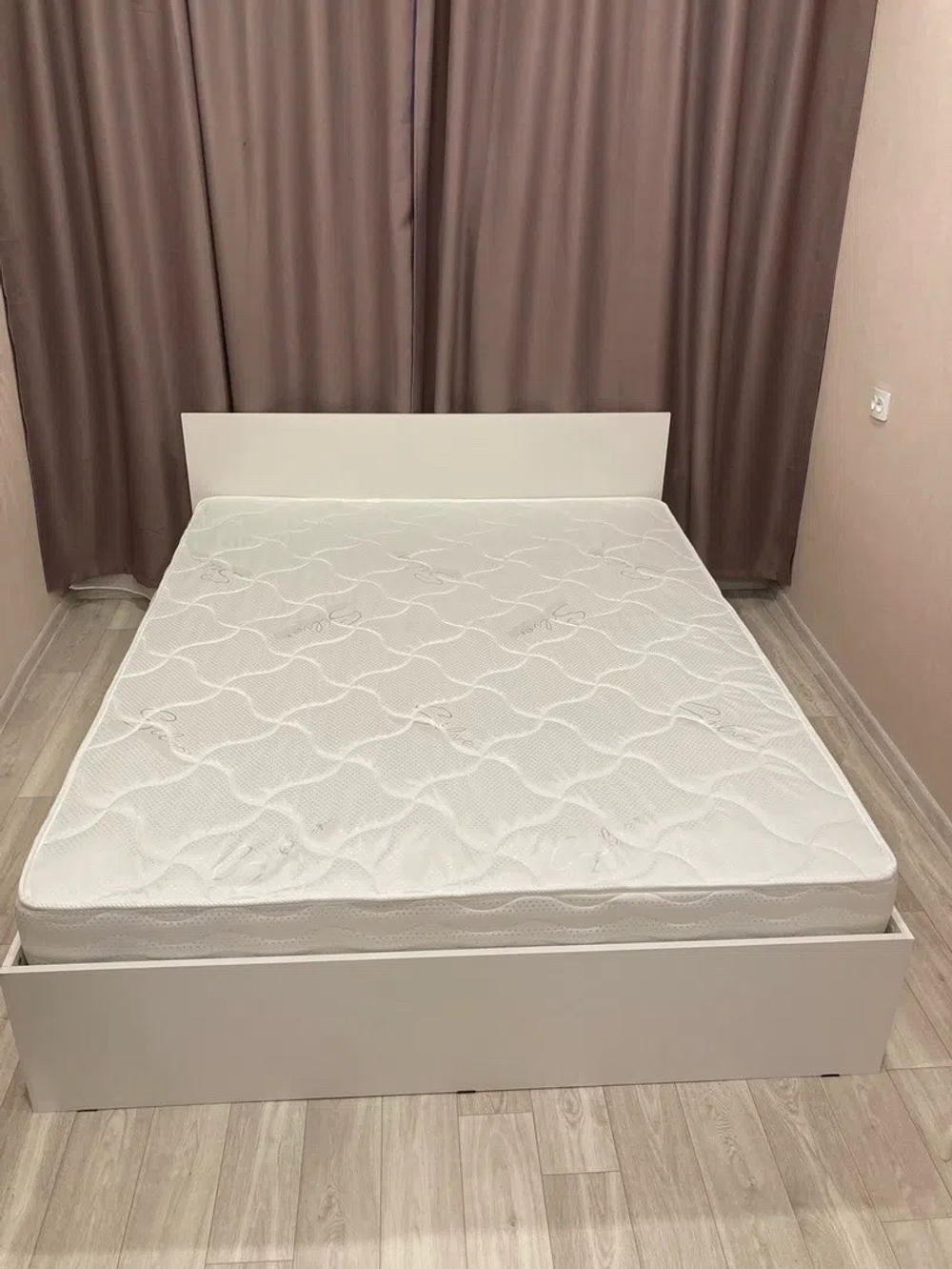 Кровать 1,4 м "Симпл" КР-12 Белая