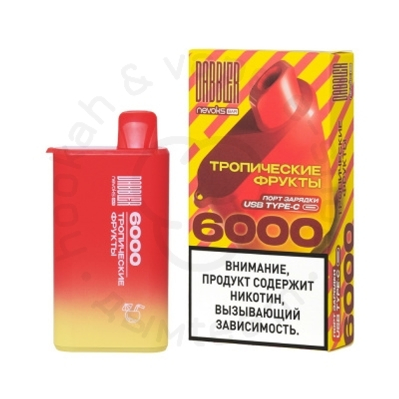 ОСДН DABBLER, до 6000 затяжек, Тропические фрукты, 20 мг/мл (M)