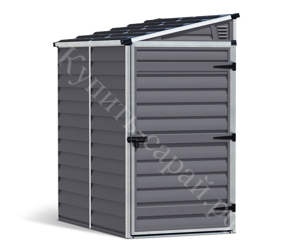 Сарай из поликарбоната Palram SkyLight Pent 4x6 grey