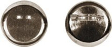 "Zlatka" Заготовки для броши, 3 см, под черн.никель (кругл.)