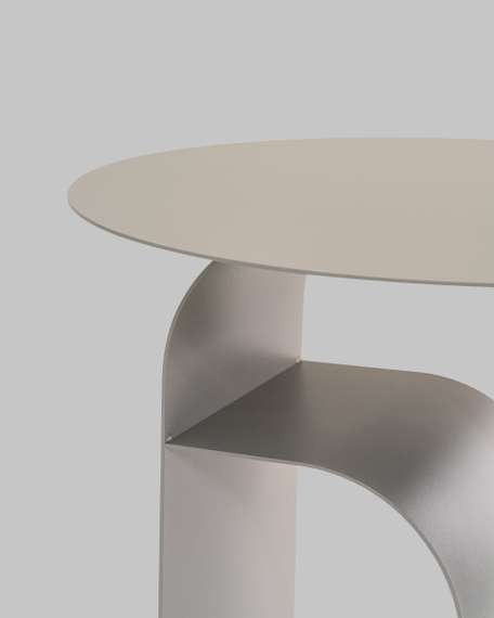 Журнальный столик Arwel металл темно-серый