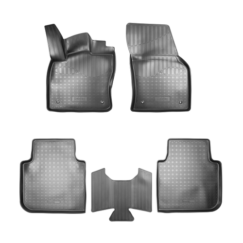 Ковры в салон Norplast/Unidec для Volkswagen Tiguan II в кузове Allspace (2017-), Черный, арт.NPA11-C81-250-2