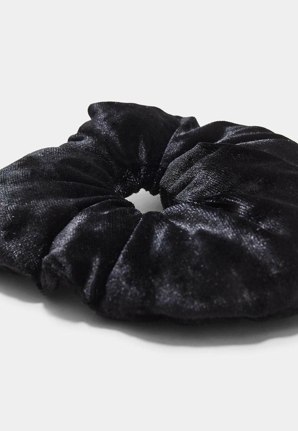 STRADIVARIUS Бархатная резинка для волос, черный