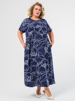 Платье женское "Маки"