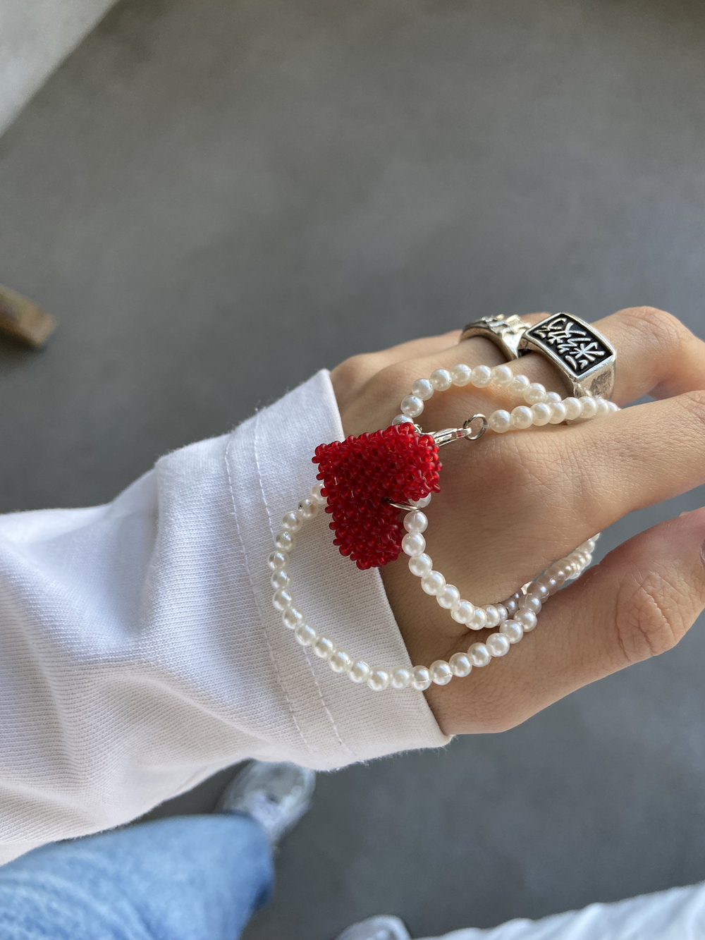 LOVERS ONLY necklace RED