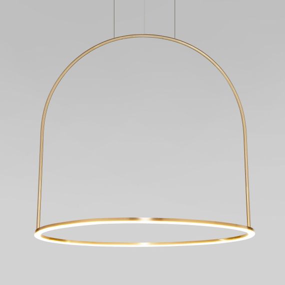 Подвесной светодиодный светильник Eurosvet Over 90322/1 латунь