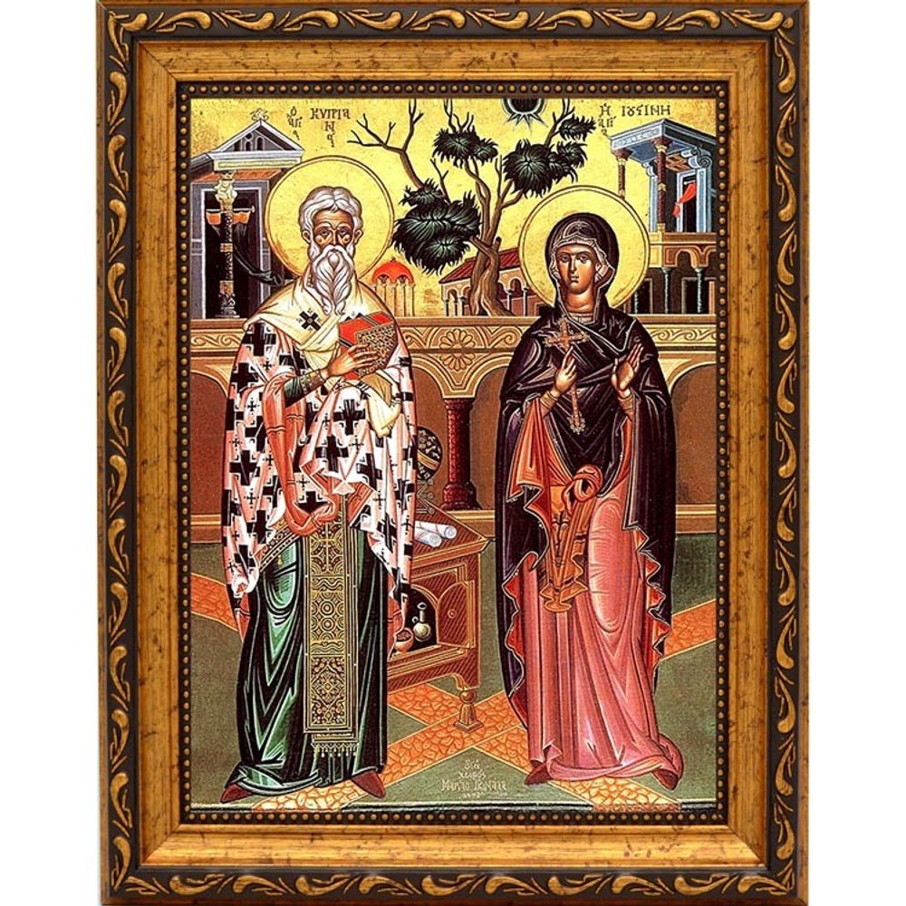 Корсунская Божия Матерь, рукописная икона, с узорами