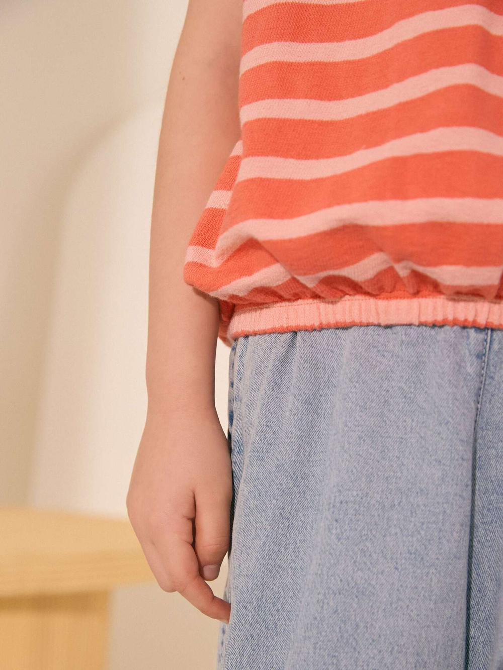 Футболка на резинке для девочки Next AG5-763, Оранжевый