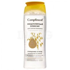 Miselyar su \ Мицеллярная вода Compliment МИЦЕЛЛЯРНЫЙ ЭЛИКСИР ДЛЯ СНЯТИЯ МАКИЯЖА с экстрактом овса