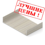 Упор прямой (5,40 м) дуб дымчатый ПВХ