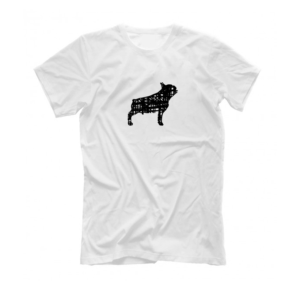 Футболка "Французский бульдог - набросок"