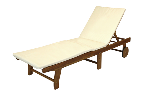 Лежак шезлонг Алекс арт.TP7014.2.1, из акации (дерево) (акация цвет дерева)