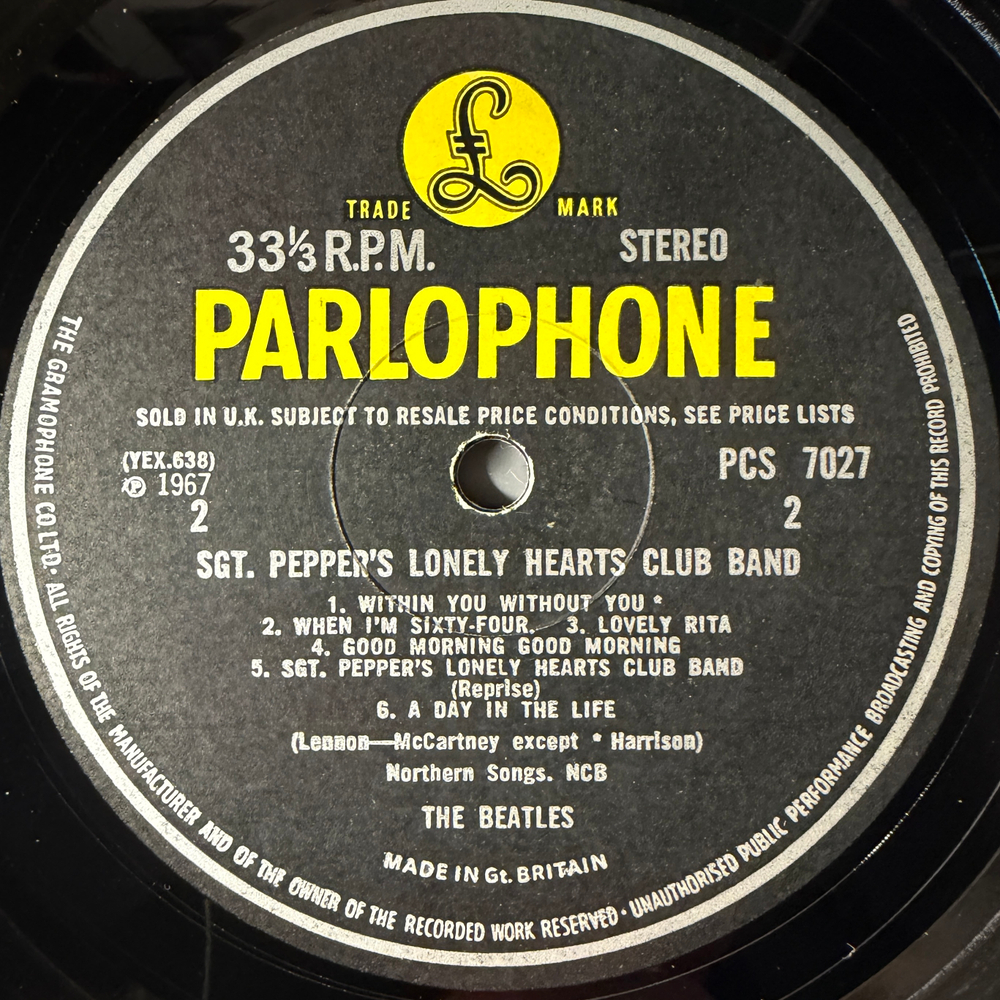 The Beatles - Sgt. Pepper's Lonely Hearts Club Band (Англия 1967г.)