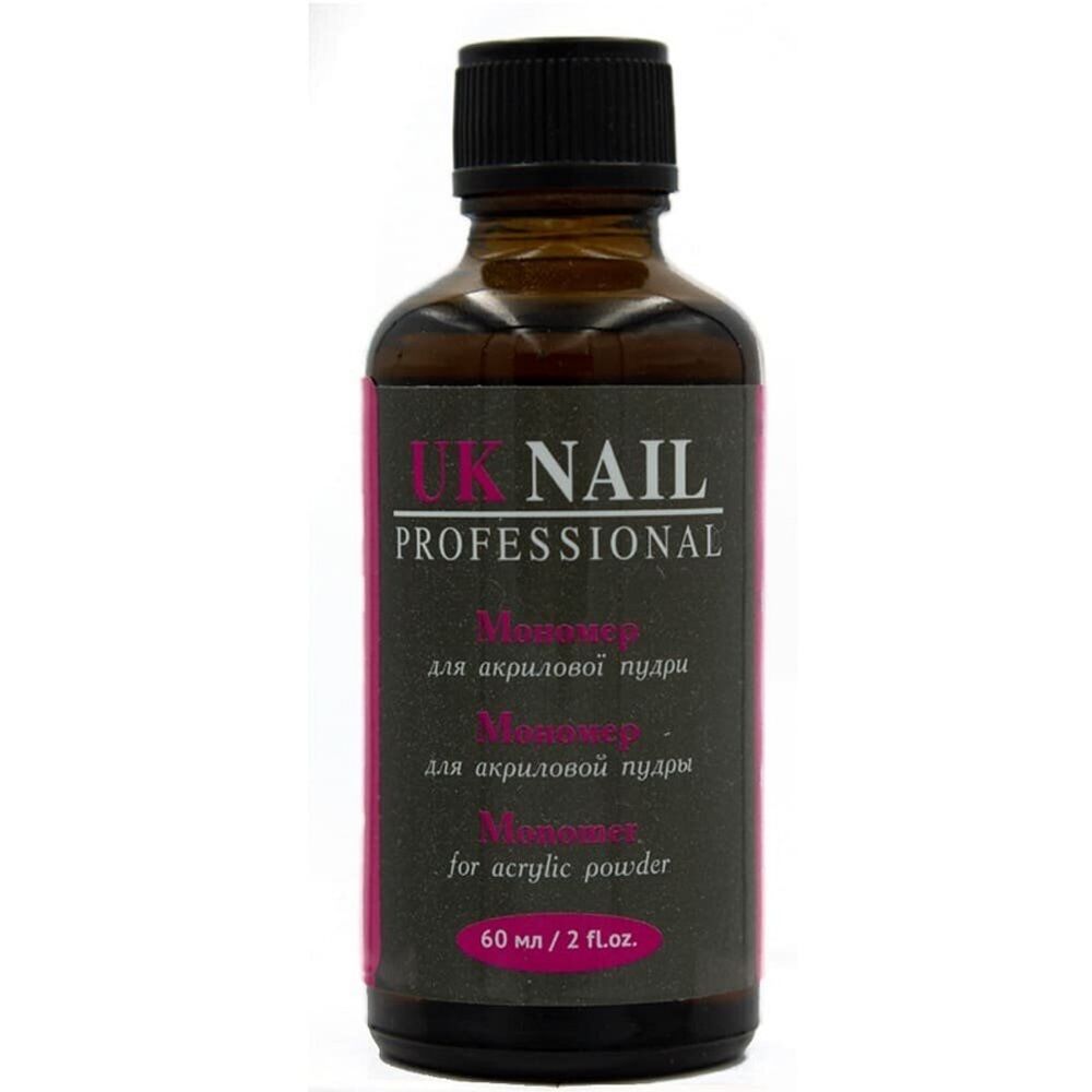 Мономер для акриловой пудры Uk Nail, 60ml