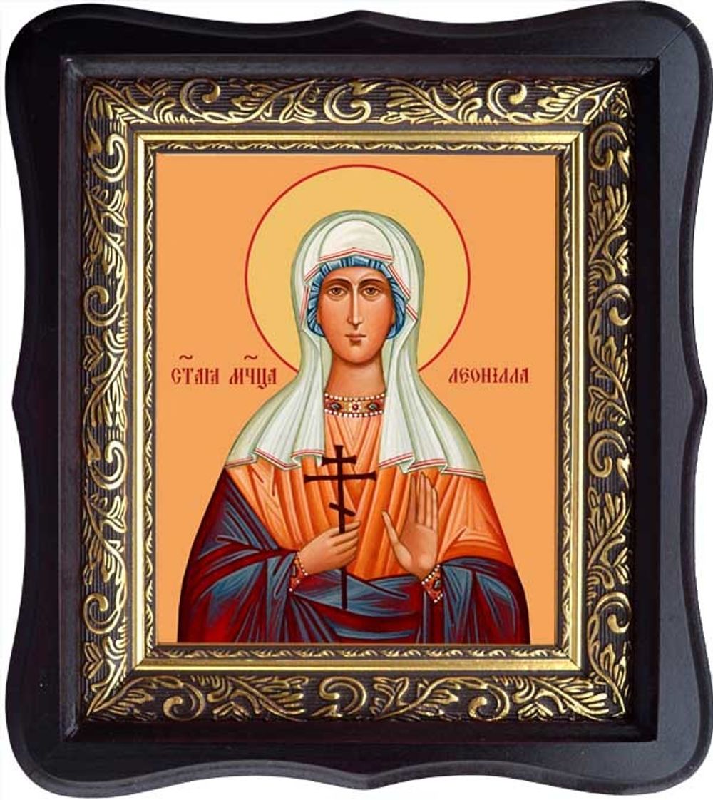 Леонилла (Неонилла) Лангонийская мученица. Икона на холсте.