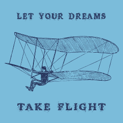 Футболка Let your dreams take flight