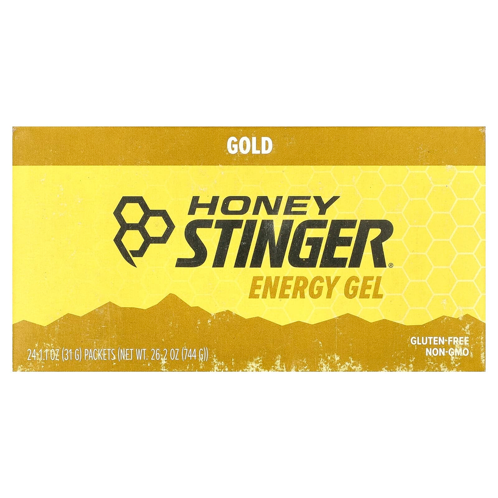 Honey Stinger, Энергетический гель, золото, 24 пакетика по 31 г (1,1 унции)