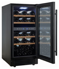 Винный шкаф Cellar Private CP027-2TB черная дверь