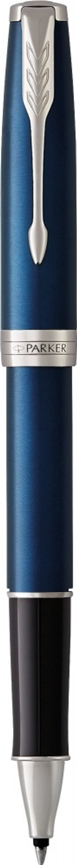 Ручка-роллер Parker Sonnet Blue Subtle CT 1931535, стержень: F, цвет чернил: black, в подарочной упаковке