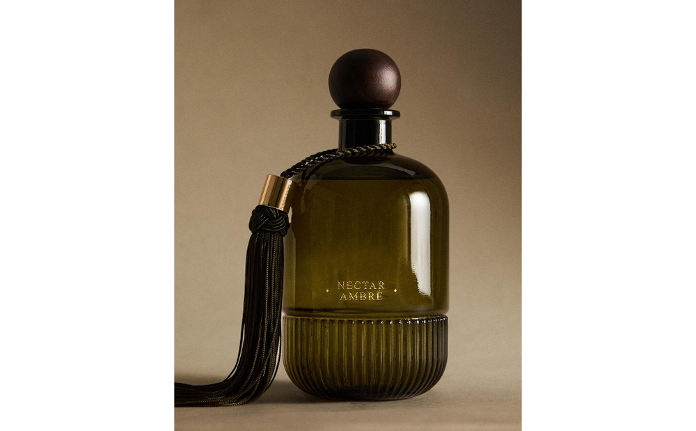 Zara Home NECTAR AMBRÉ REED DIFFUSERS — ароматический диффузор с тростниковыми палочками, Нектар Амбре, 480 мл