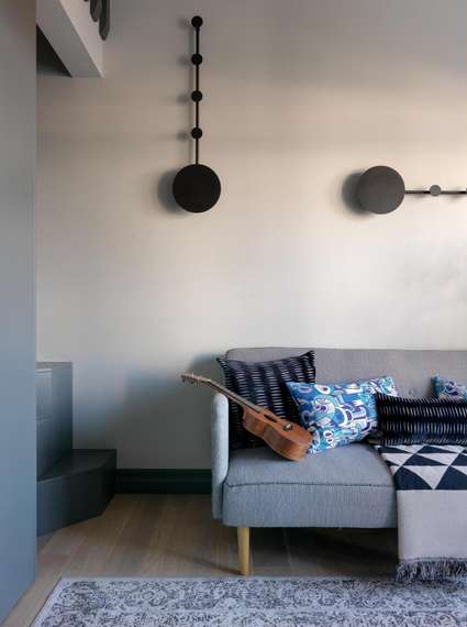 Настенный светильник - вешалка Han черный