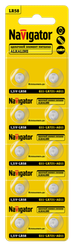 Батарейка Navigator LR58/AG11/LR721 1,5V упаковка 10шт 41601