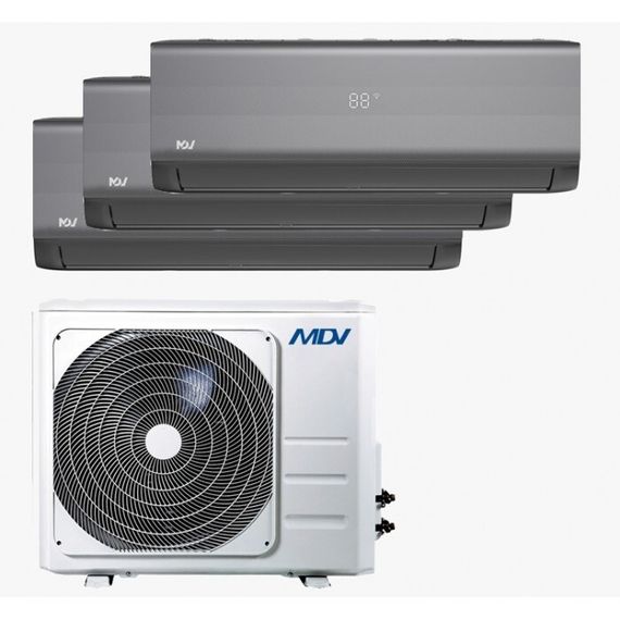 Мульти сплит-система MDV на 3 комнаты (20+25+35 кв.м.) LOFT