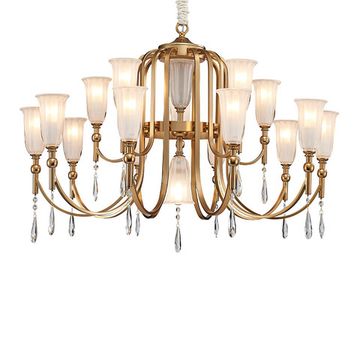 Подвесная люстра 16*E14 4810+6/C золото SOFIA Newport