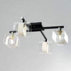 Citilux Вирта CL139145 Люстра потолочная Чёрная Матовая