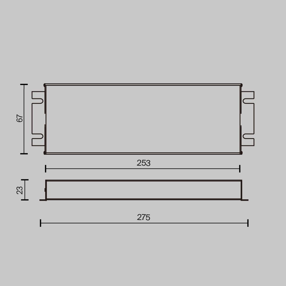 Блок питания TRIAC 200Вт 24В IP67 Maytoni   734004