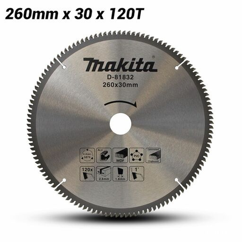 Пильный диск универсальный 260x30x2.6/1.8x120T Makita D-81832