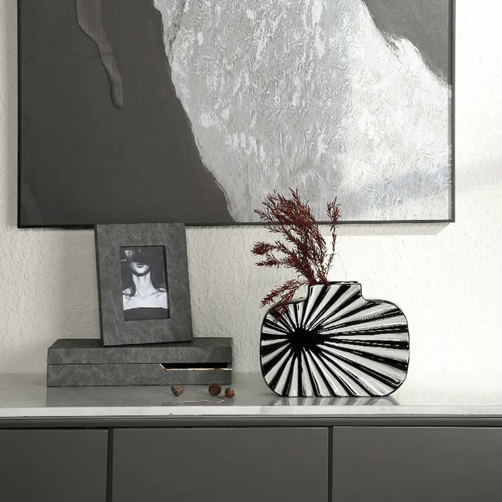 Ваза Shell grain ceramic