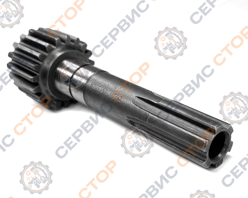 Вал первичный дополнительной КПП Z-6/19 L-166 мм (10Т.37.110-2)