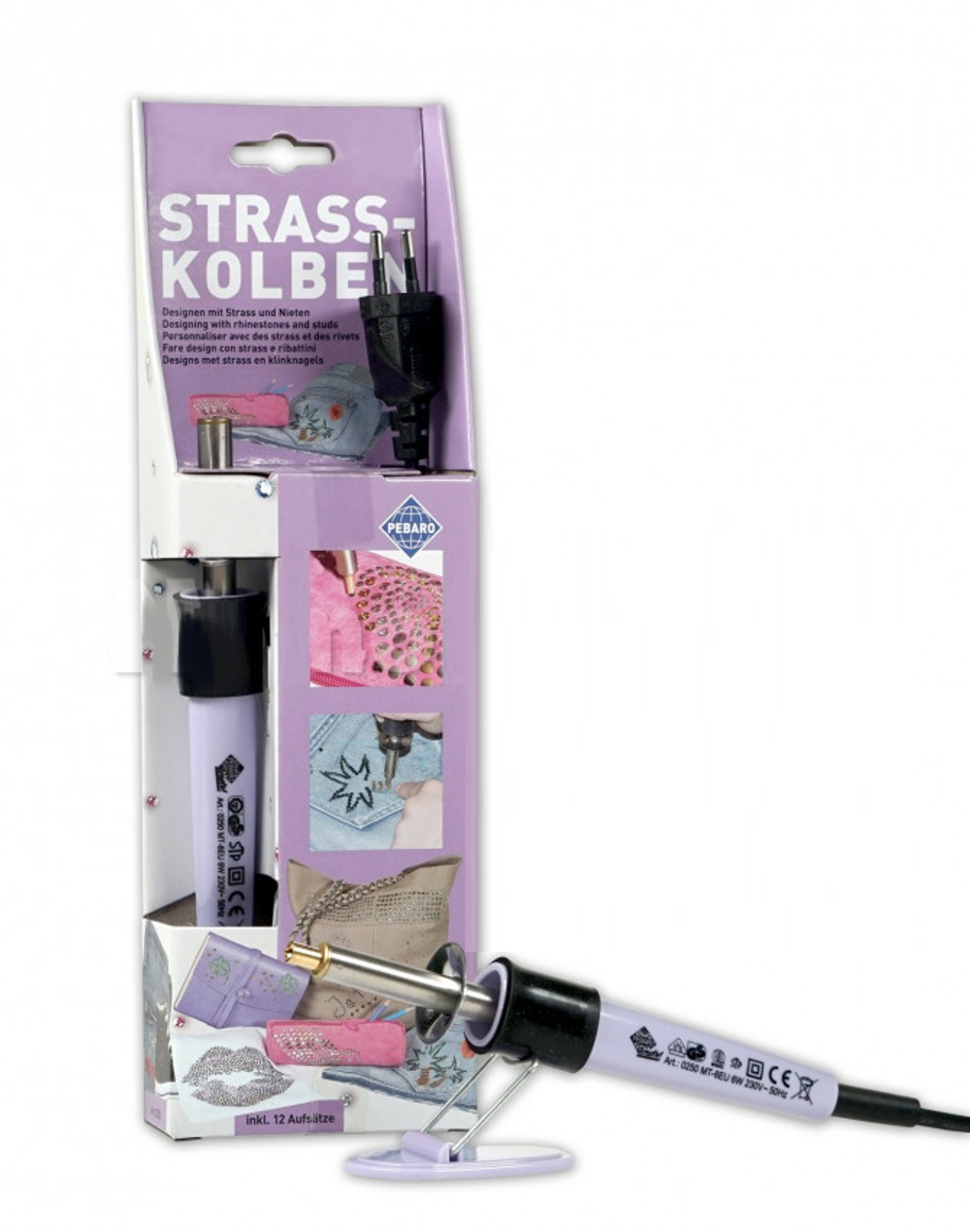 Паяльник - термоаппликатор для страз и заклепок Pebaro