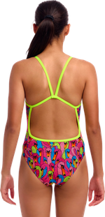 Купальник FUNKITA Girl's Swan City (Single Strap)