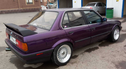 BMW E30 IS Задняя накладка на ВП (Реплика "Стекловолокно")