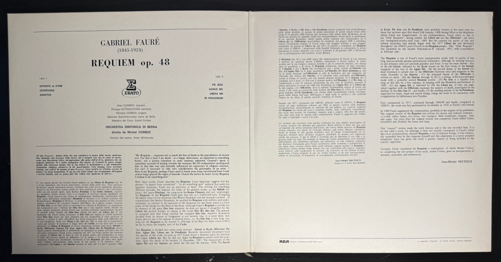 Форе - Реквием (Италия 1975г.)