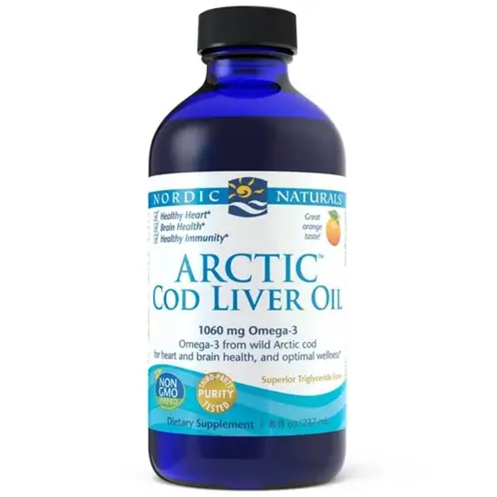 Nordic Naturals Arctic Cod Liver Oily - Арктическое масло печени трески, 237 мл