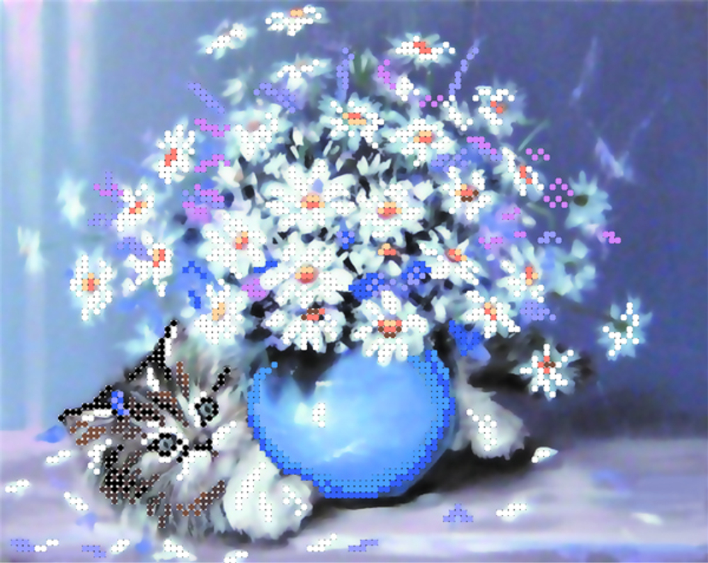 "Котенок"-4028 ткань с нанесенным рисунком