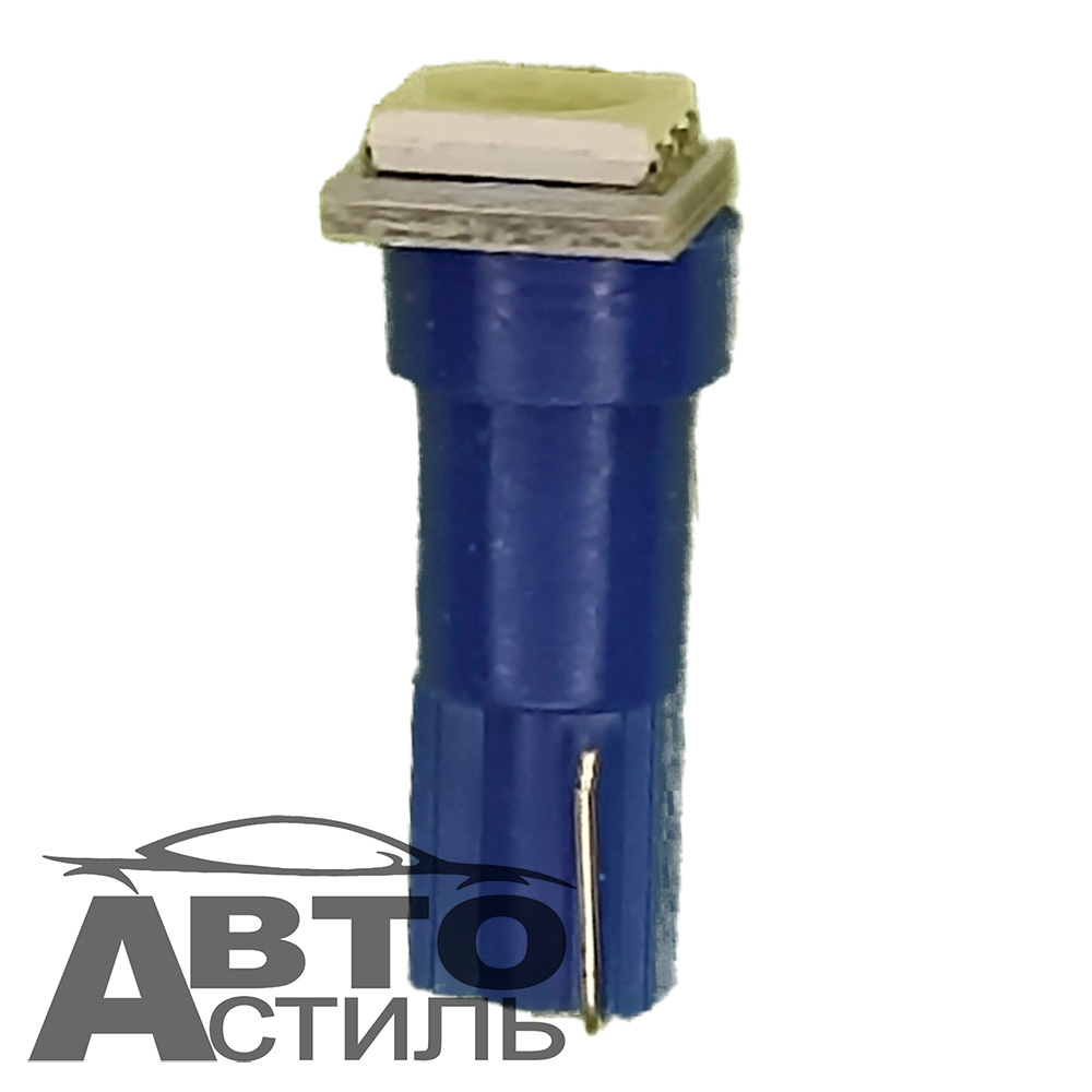 Светодиод 12V T 5   1SMD BLUE 5050 (без патрона) синий X0038