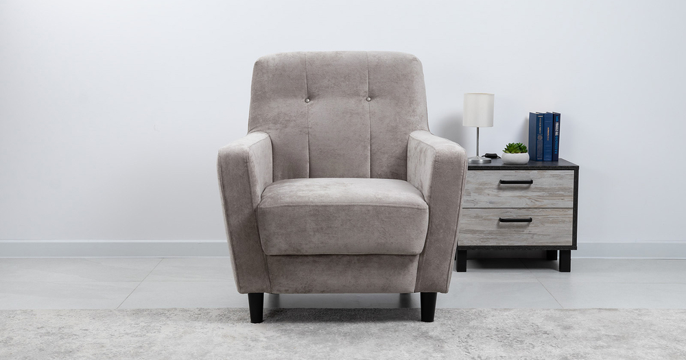 Арно Кресло для отдыха Арт. ТК 563 Лаки 02 Серый жемчуг